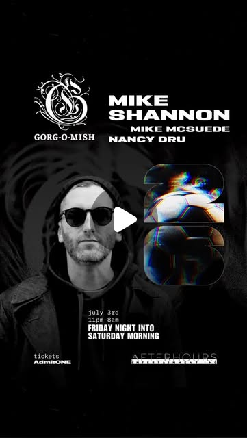 Gorg-O-Mish flyer featuring Mike Shannon, Mike McSuede and Nancy Dru